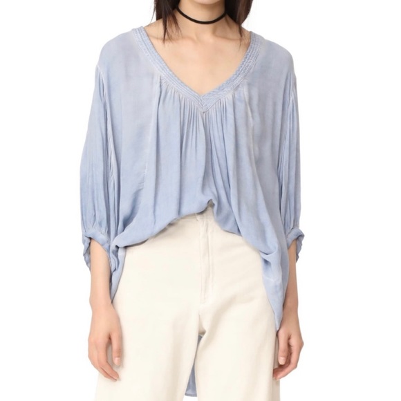 Free People Catch Me If You Can Flowy Top Blouse XS - Picture 3 of 16